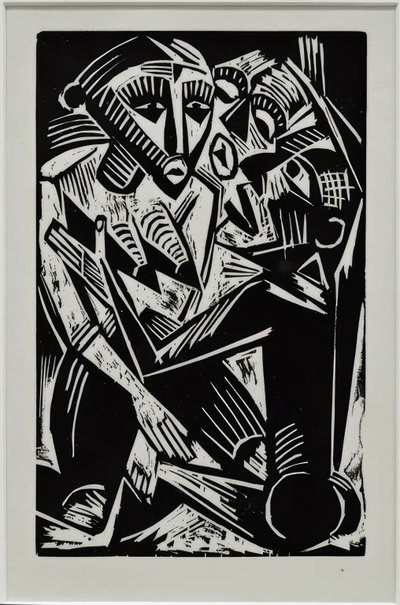 Femme désirée par un homme - Max Pechstein