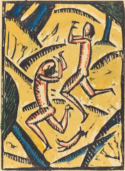 Deux danseuses nues dans un paysage - Max Zachmann