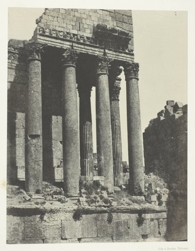 Baalbeck (Héliopolis), Temple De Jupiter, Vue Prise à L