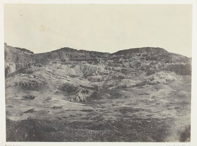 Gournah, Nécropole de Thèbes; Thèbes - Maxime Du Camp