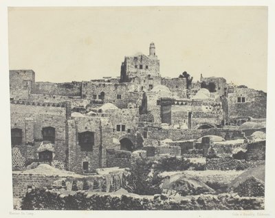 Jérusalem, Quartier Occidental; Palestine - Maxime Du Camp