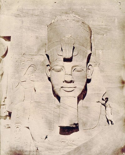 Voyage en Égypte avec Flaubert, photo de Maxime Du Camp. Colosse d