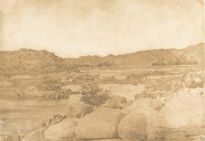 Vue prise à la première Cataracte, rive droite, 1849-50 - Maxime Du Camp