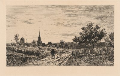 Paysage du soir (Retour au gîte) - Maxime Lalanne