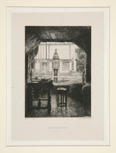 Le look out, pl. 10 de la suite Chez Victor Hugo - Maxime Lalanne