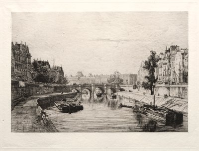 Vue du Pont St. Michel - Maxime Lalanne
