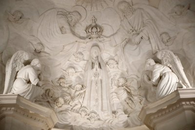 Sanctuaire de Fatima. Intérieur de l