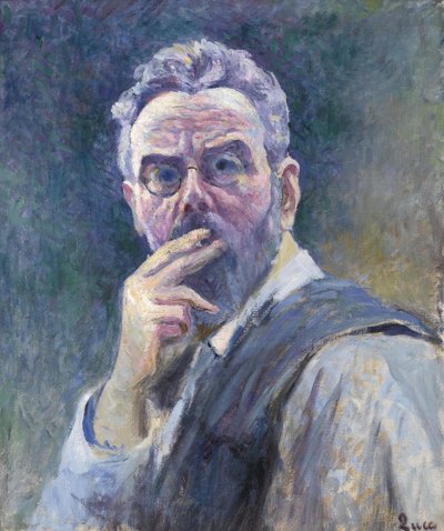 Autoportrait avec cigarette, vers 1905 - Maximilien Luce