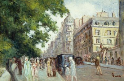 Scène de rue à Paris, 1935-37 - Maximilien Luce