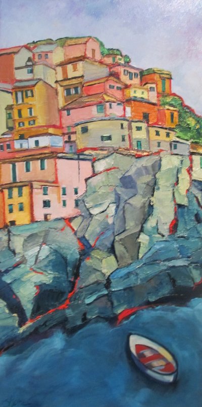 La côte colorée des Cinque Terre - Maxine Shore