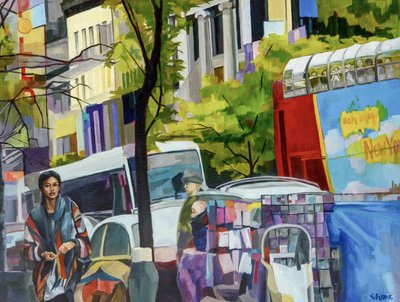Les rues colorées de la ville - Maxine Shore