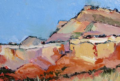 Les sommets colorés du désert - Maxine Shore