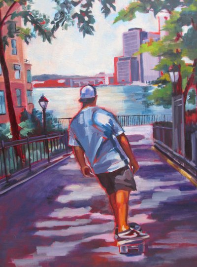 La vie urbaine en skateboard - Maxine Shore