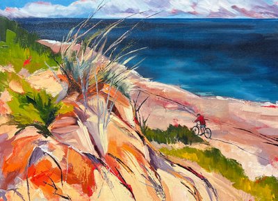 Une balade animée le long de la côte - Maxine Shore