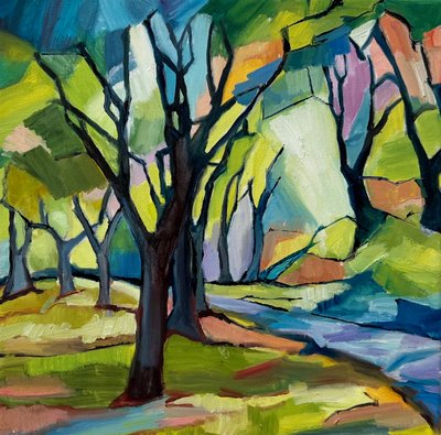 Sentier forestier haut en couleur - Maxine Shore
