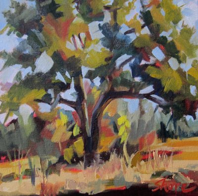 Arbre de la forêt aux couleurs vives - Maxine Shore