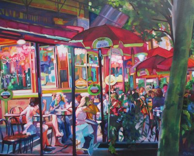 Un café français plein de vie - Maxine Shore
