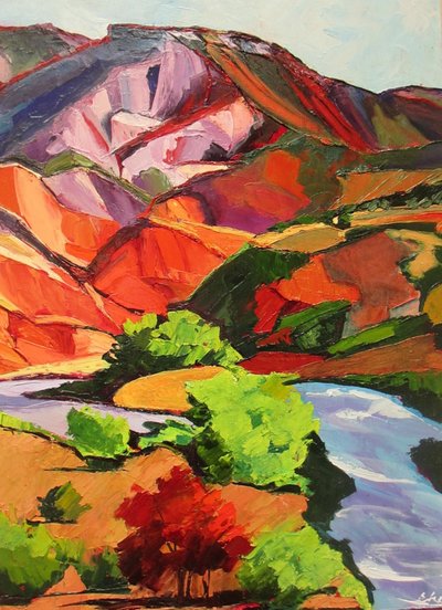 Une rivière de montagne pleine de vie - Maxine Shore