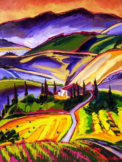 Les collines vivantes de la Toscane - Maxine Shore