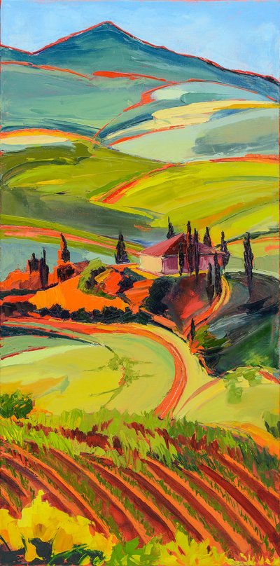 Un paysage toscan plein de vie - Maxine Shore