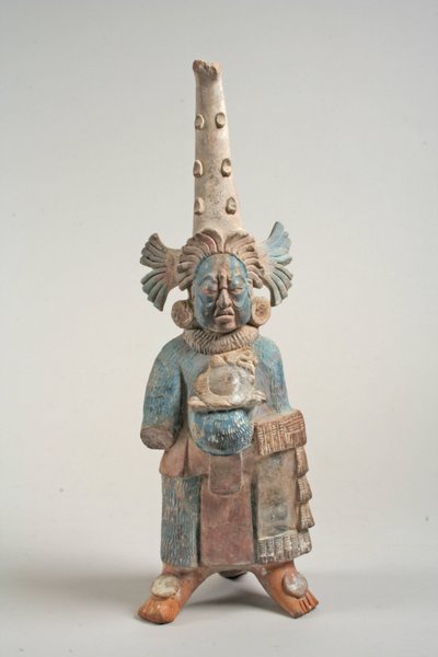 Figure costumée du Mexique, 7e-8e siècle - Mayan