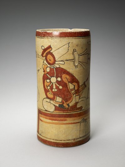 Vase avec scène de présentation, 600-900 après J.-C. - Mayan
