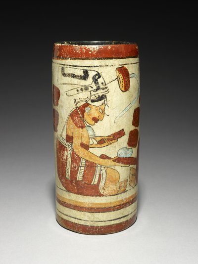Vase avec scène de présentation, 600-900 après J.-C. - Mayan