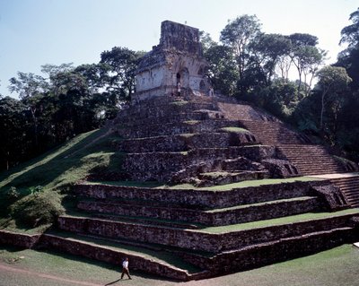 Civilisation précolombienne : vue du site de Palenque - Mayan Mayan