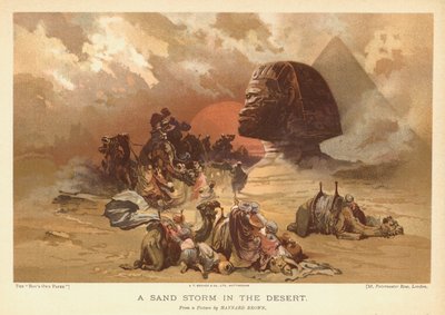 Tempête de sable dans le désert - Maynard Brown