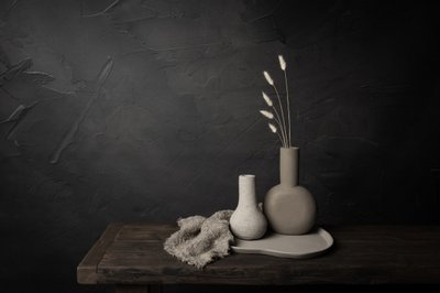 Vases et herbe minimalistes - Mayra Pama