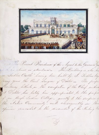 Une page du manuscrit illustré 