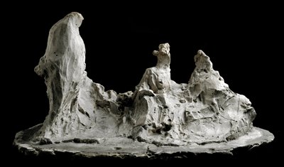 Conversation dans un jardin Sculpture de Medardo Rosso (1858-1928) Barzio, Museo Medardo Rosso - Medardo Rosso