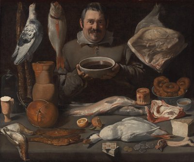 Scène de cuisine - Meester van de Amsterdamse Bodegón