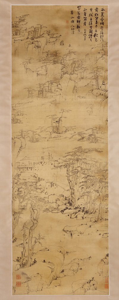 Promenade dans une vallée brumeuse - Mei Qing