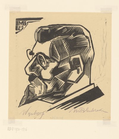 Portrait de David Wijnkoop - Meijer Bleekrode (signed by artist)