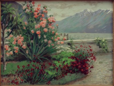Jardin de fleurs au printemps sur le Monte Baldo - Melchior Lechter