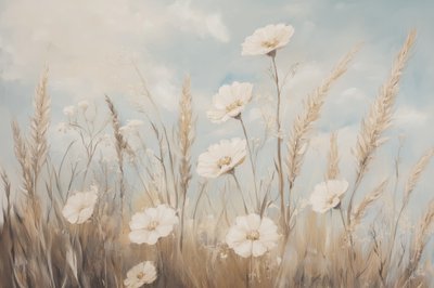 Fleurs des champs sereines - Melloi Art Prints