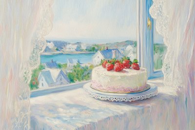 Gâteau aux fraises – Ambiance estivale - Melloi Art Prints