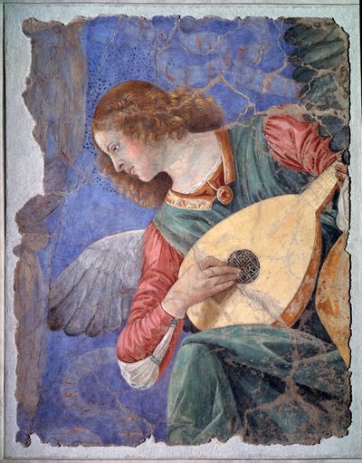 Ange jouant du luth, vers 1480 - Melozzo da Forli