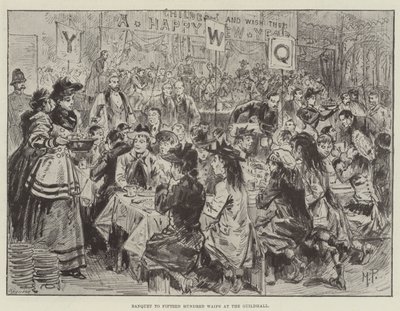 Banquet pour quinze cents orphelins à la Guildhall - Melton Prior
