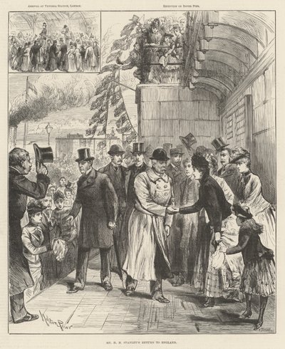 Le retour de M. H. M. Stanley en Angleterre - Melton Prior