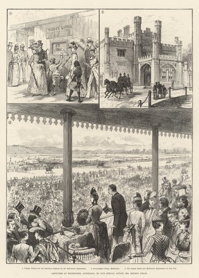 Croquis à Melbourne, Australie - Melton Prior
