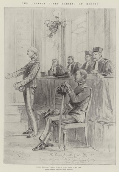 Le procès Dreyfus à Rennes - Melton Prior