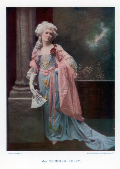 Winifred Emery, actrice anglaise, 1901 - Mendelssohn