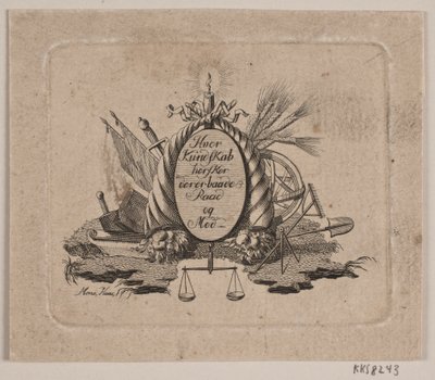 Vignette. "Où règne la connaissance, il y a à la fois conseil et courage" - Meno Haas