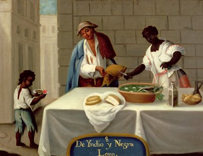 Un Indien Américain et sa Femme Noire, d