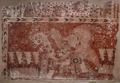 Fragment de fresque avec homme d