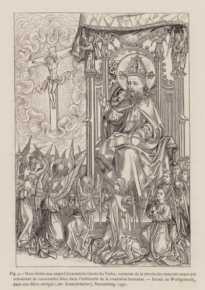 Dieu révélant aux anges l