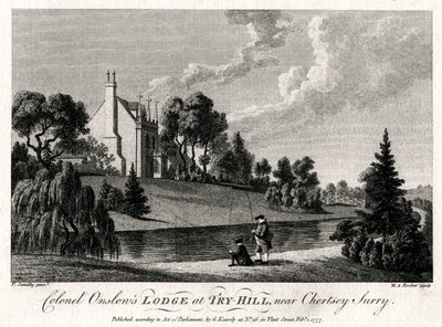 Lodge du colonel Onslow à Try-Hill, près de Chertsey, Surry - Michael Angelo Rooker