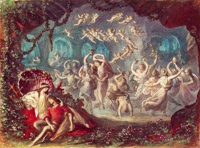 Décor de scène pour Tannhäuser de Richard Wagner au Théâtre National de Munich - Michael Echter